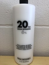 PAUL MITCHELL CREAM DEVELOPER 20 VOLUME 6 33.8oz New 