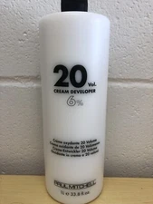 PAUL MITCHELL CREAM DEVELOPER 20 VOLUME 6% 33.8oz New!