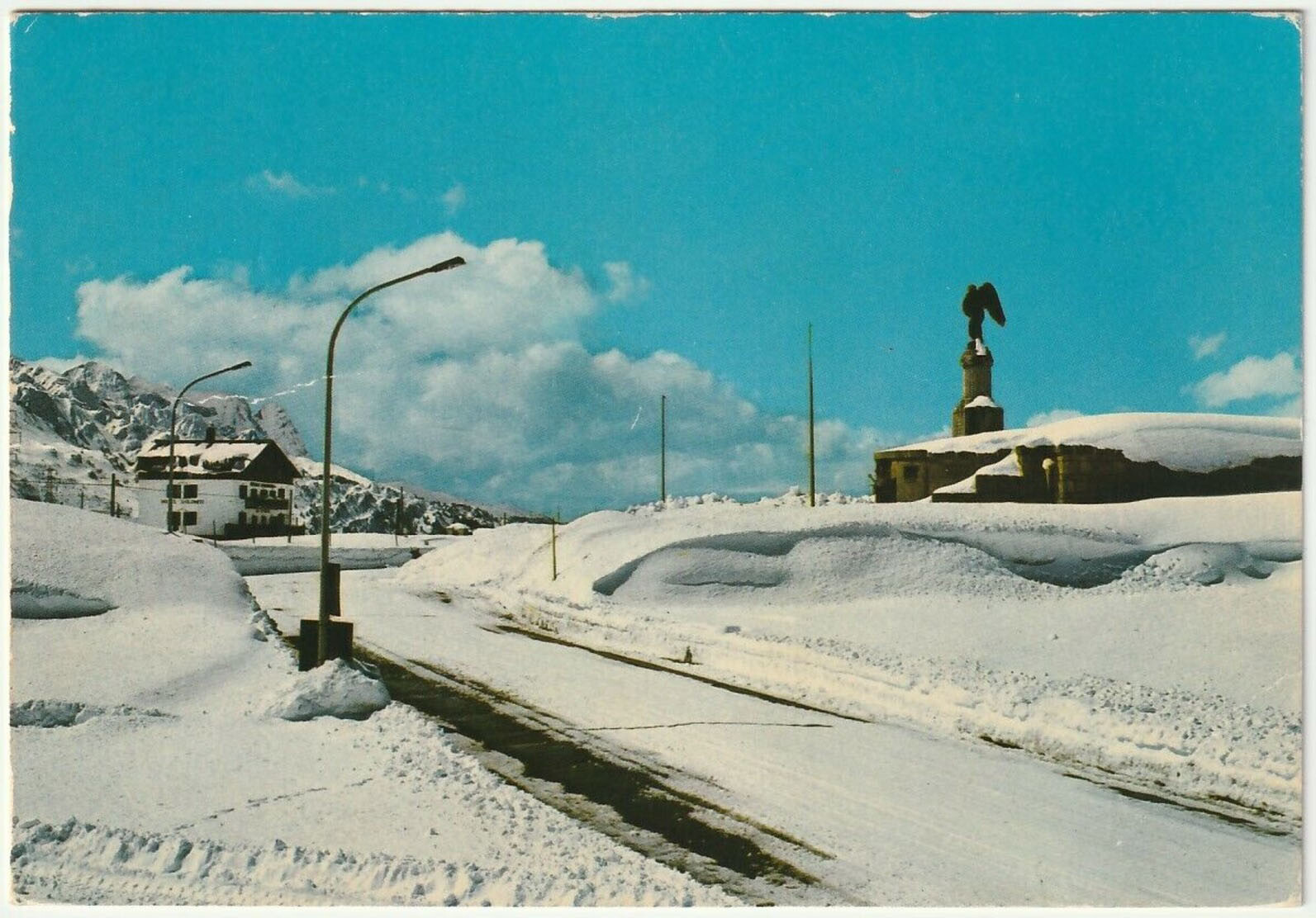 PASSO DEL TONALE - BRESCIA - MONUMENTO AI CADUTI E HOTEL DOLOMITI - VIAGG.-44430
