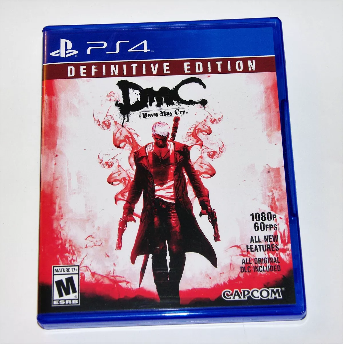 Replacement Case ONLY for DMC Devil May Cry PlayStation 4 PS4 Original Box