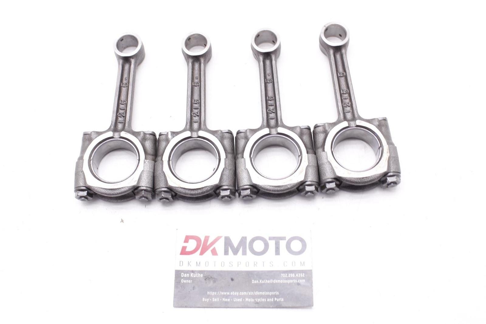 1997+97+Kawasaki+Zx6r+Pistons+and+Connecting+Rods+OEM for sale online