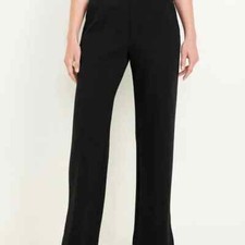 Old Navy Women's Black Quick Dry Stretch Relaxed-Fit Track Pant Size S
