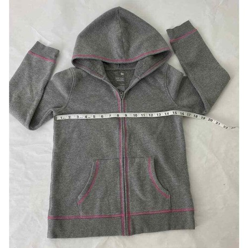 So Softest Hoodie Gray Jacket Sweatshirt Front Zip- Size Large 10/12 - Picture 4 of 7