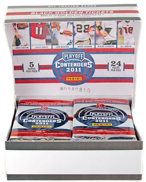 1 Pack Julio Jones J.J. Watt RC Auto 2011 Playoff Contenders Hobby Pack  1 Pack