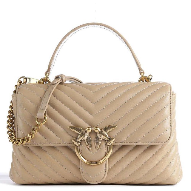 Moda Borsa PINKO LOVE LADY PUFF Donna Pelle Beige - 100043-A0GK-D28Q Moda Borsa PINKO LOVE LADY PUFF Donna Pelle Beige - 100043-A0GK-D28Q