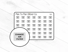 1261~~ Change the Air Filter Planner Stickers.
