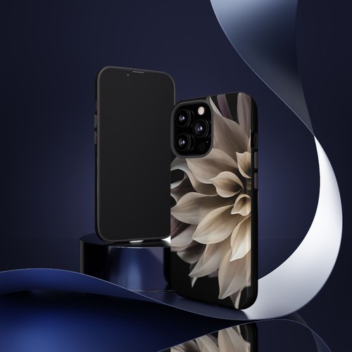 Tough Case For iPhone, Samsung Galaxy, Pixel, Cream Dahlia Flower Print - 第 85/223 張圖片
