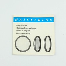 Hasselblad Filters - Instruction Manual