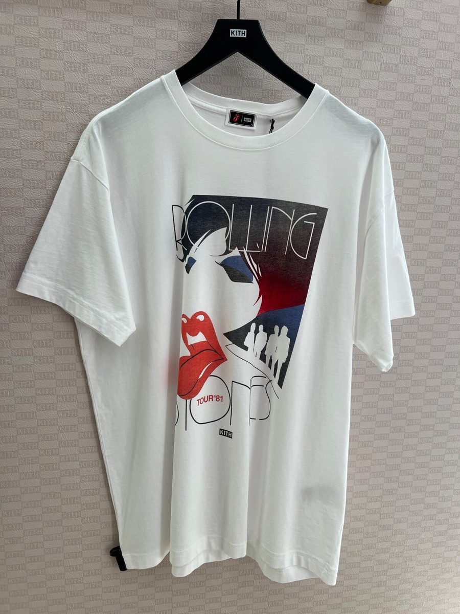 KITH for The Rolling Stones ヴィンテージTシャツ 🎸 NEW 🎸Kith for the Rolling Stones Tour 1981 Tee | L | IN