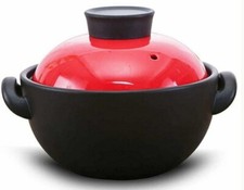 Keramikkochgeschirr Runder Auflauf aus Keramik/Tontopf 2,5 L