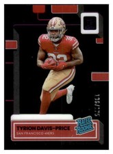 TYRION DAVIS-PRICE RC 2022 Donruss Clearly /175 Purple #76 Rated Rookie ID:62273