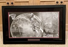 Michael Jordan Robb Scott  Signed LE Pencil Print Photo UDA Bulls NBA Basketball