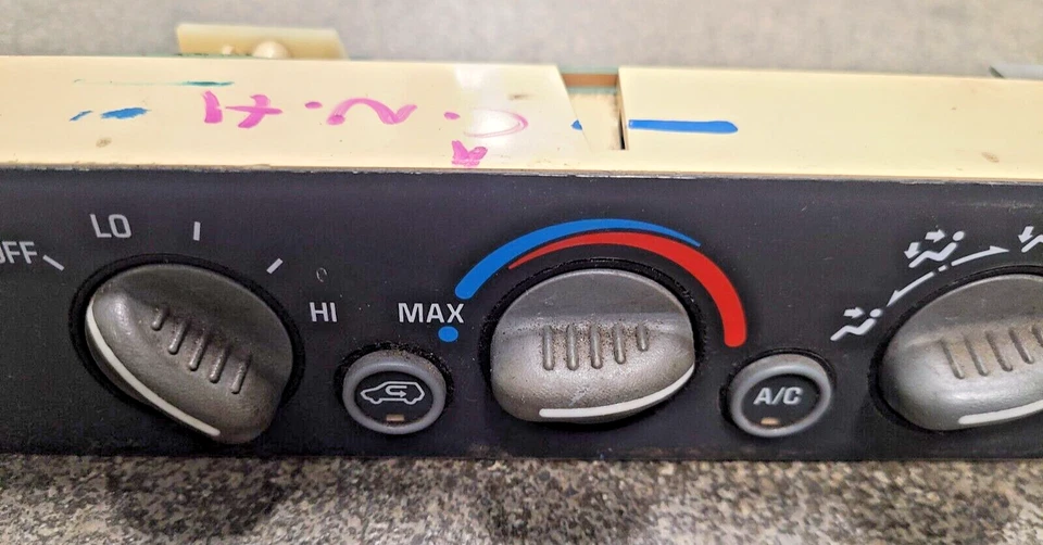 Camión Chevy 1996 2000 calefacción aire acondicionado control de clima suburbano 1500 2500 Tahoe Yukon Foto 3 de 4