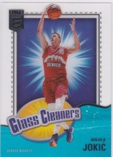 NIKOLA JOKIC Denver Nuggets RARE Elite Basketball GLASS CLEANERS Insert Card!