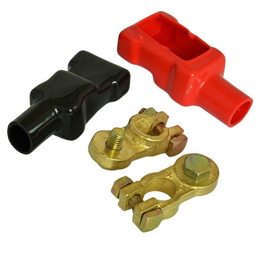 Batterieklemmen Autobatterie Batterie Plus & Minus set Pol Klemmen mit ...