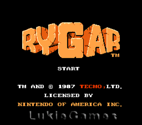 Rygar - Classic NES Nintendo Game