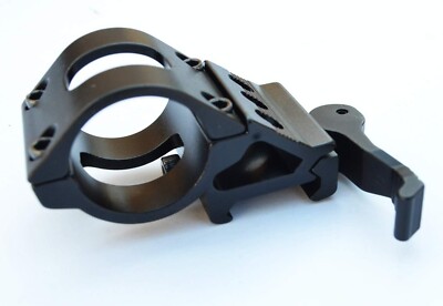 Offset angle flashlight Gun mount for Picatinny Weaver rails Fits 25mm 1'' lights
