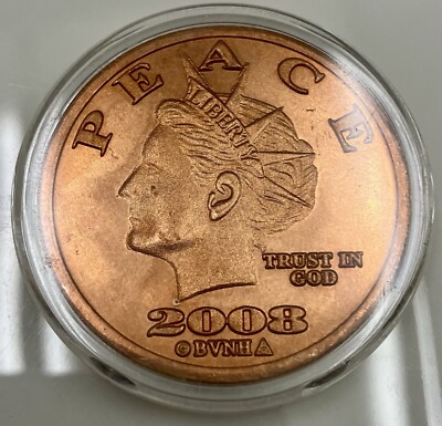 2008 Norfed $1 Copper 1oz - Error Reverse, Hallmarked - only 400 2008 Norfed $1 Copper 1oz - Error Reverse, Hallmarked - only 400