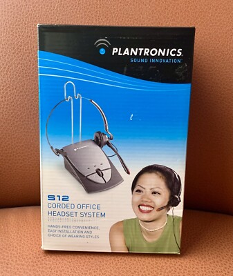 Plantronics S12 Corded Telephone Office Headset System