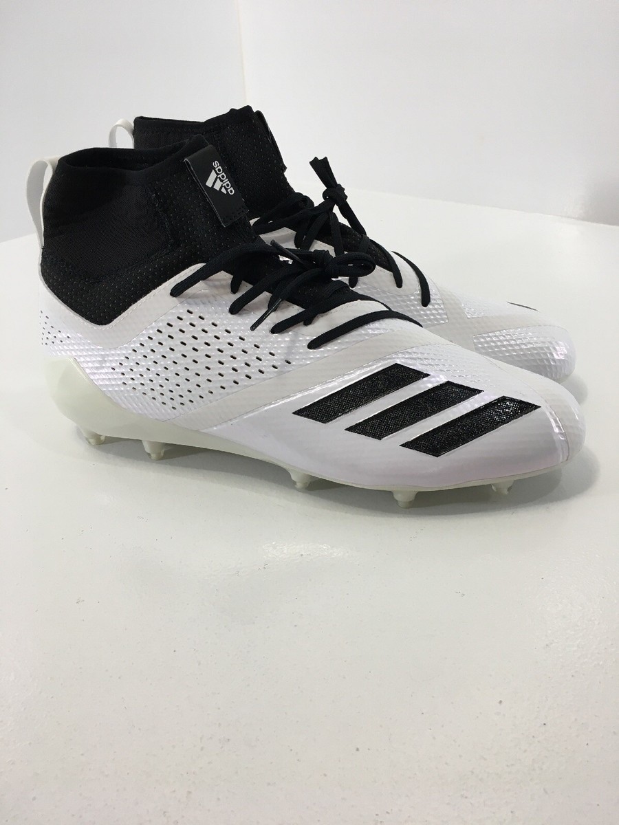 Adidas Mens Lightweight 5-star 7.0 Football Cleats Pearl White/ Black US: 15 Adidas Icon 7 TPU Baseball Cleats White main image 3