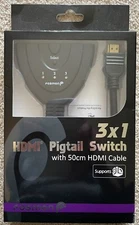 FOSMON 3 X 1 PIGTAIL SWITCH 50 CM HDMI CABLE