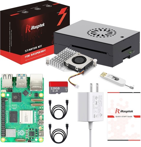 Ultimate Raspberry Pi 5 Bundle: 8GB RAM, 128GB OS, & Durable Aluminum Case - Picture 3 of 11