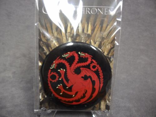 Game of Thrones New * Targaryen Sigil Magnet * 2.25" Round Metal Button GOT HBO - Picture 2 of 3