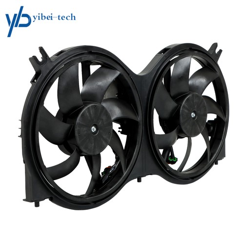 Dual Radiator and Condenser Fan Assembly For Nissan Pathfinder Infinity QX60 - Picture 5 of 12