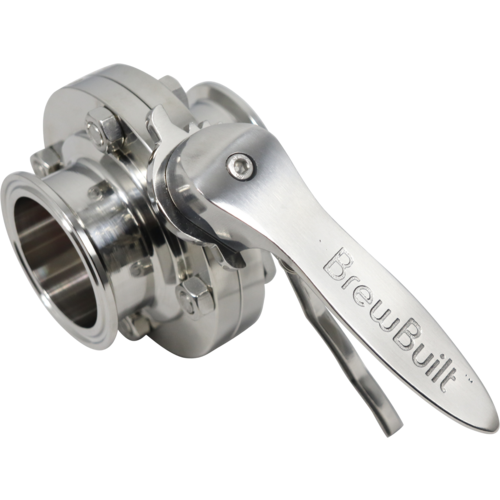 BrewBuilt® Edelstahl Absperrklappe | 3" T.C. - Bild 1 von 1
