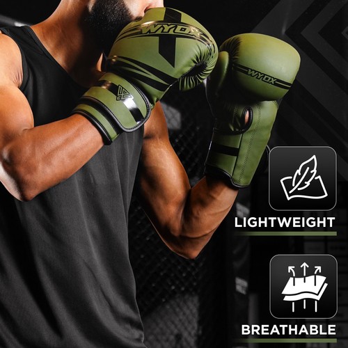 WYOX PREMIUM Boxhandschuhe 10-16oz - Herren Boxhandschuhe Damen, Kickboxhandschuhe - Bild 26 von 28