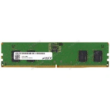 Micron 8GB 1Rx16 PC5-4800 DIMM DDR5-38400 288-Pin Non-ECC Desktop Memory RAM 1x