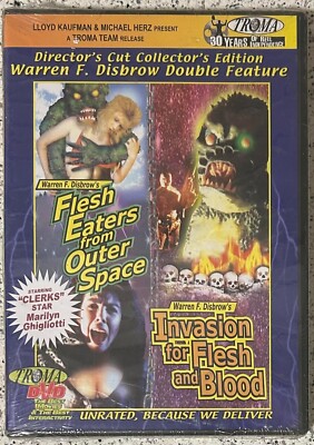 Flesh Eaters From Outer Space/Invasion For Flesh & Blood Double Feature New DVD