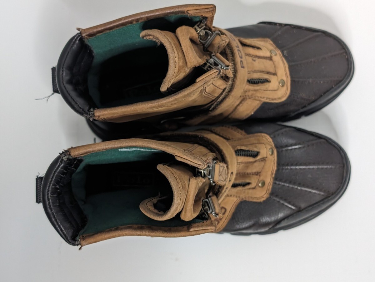 Polo Ralph Lauren * Conquest Hi * Leather Boots * Double-Zip Polo Ralph Lauren * Conquest Hi * Leather Boots * Double-Zip