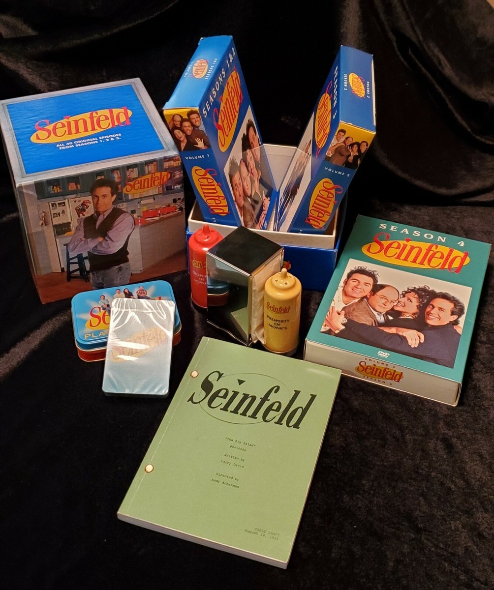 Seinfeld Complete Seasons 1 2 3 Gift Box DVD Set Plus Season 4