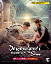 DVD Korean Drama Series Descendants Of The Sun (1-16 End) +3 Special English Sub