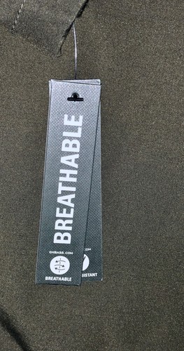 G H BASS Hooded Storm Olive Green Water Resistant Coat Jacket NEW Mens Sz L LG - Picture 10 of 11