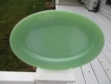FIRE KING JADEITE RESTAURANT G308 PLATTERS 11 1/2