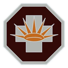 8th Medical Brigade Combat Service Identification Badge Bumper Sticker Vinyl 5"