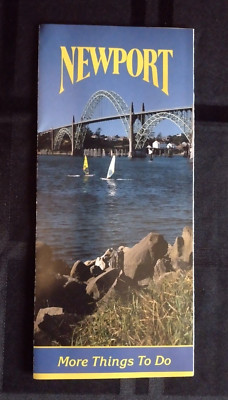 Vintage 1992 Oregon Newport - More Things To Do Travel Brochure