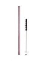 Simply Straws Classic 8-inch With Brush, Pink, New, Free Shipping Simply Straws Classic 8-inch With Brush, Pink, New, Free Shipping