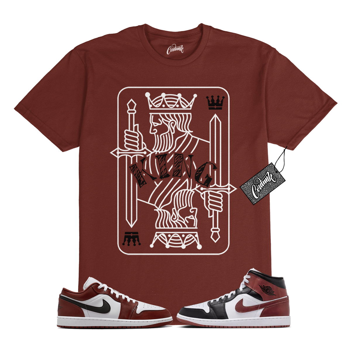 1 Maglietta Dark Pony Bianco Nero Match KING