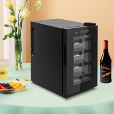 8 Bottle Wine Cellar Wine Cooler Beverage Wine Chiller 25.8*50.2*46.5cm SALE