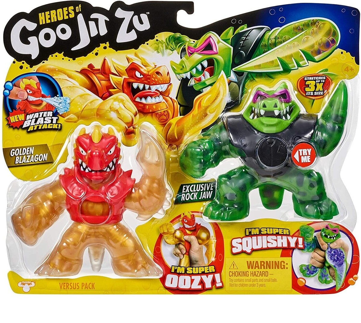 Heroes of Goo Jit Zu Versus Figure 2-Pack Choose TYRO GIGATUSK | eBay