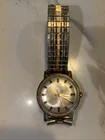 Vintage Timex Electric Mens Watch 34mm Gold Tone