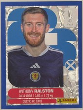 Anthony Ralston Panini FIFA World Cup 2026 Blue Crumple Parallels Sticker