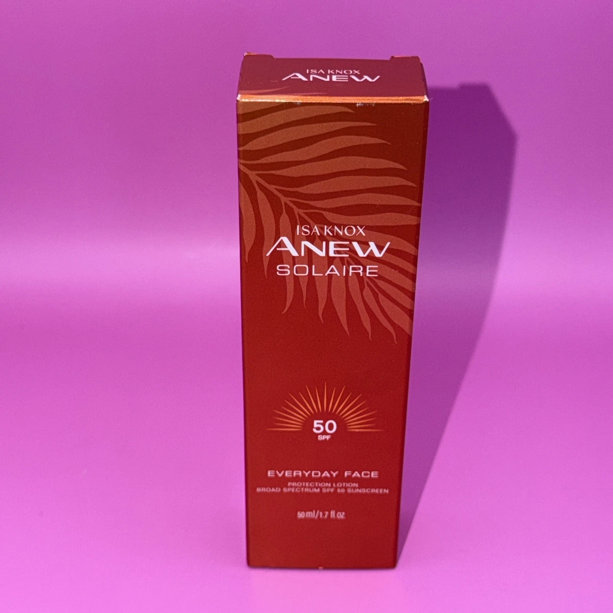 Isa Knox Anew Solaire Everyday Face Protection Lotion Broad Spe SPF 50, 1.7 Oz