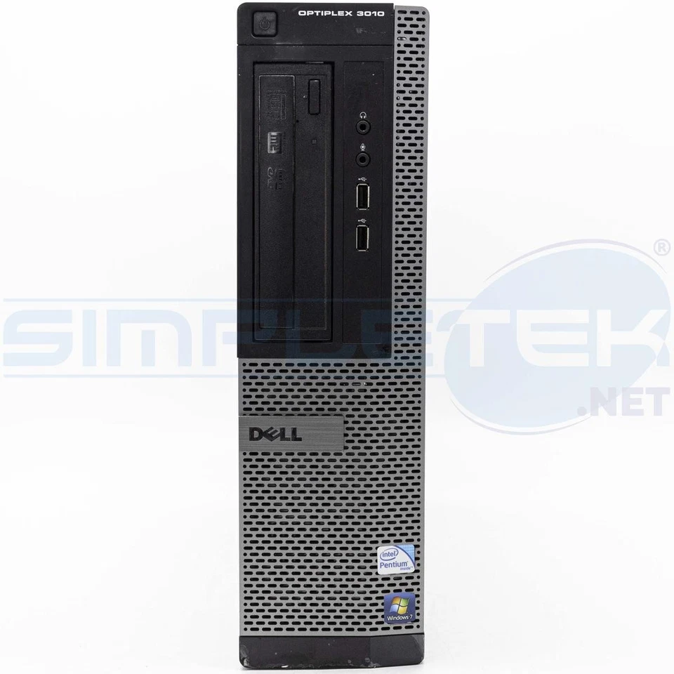 Dell Optiplex 3010 I3 3220 Windows 10 Pro 8 Go 480 Go Hdmi Dvd Bureau Rénové - Photo 3/4