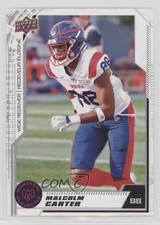 2020 Upper Deck CFL Malcolm Carter #31 0ka5