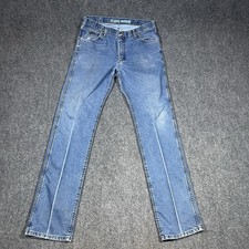 Wrangler 47 Cool Vantage Jeans Men 36x36 Boot Light Denim Pants 47MCVDS