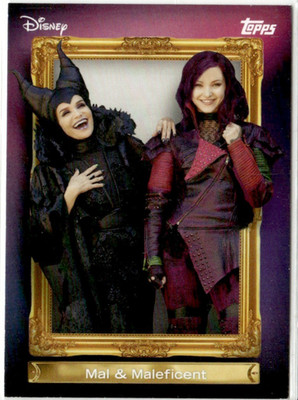 2026 Topps Disney Neon Family First Insert - Mal & Maleficent #FF-34
